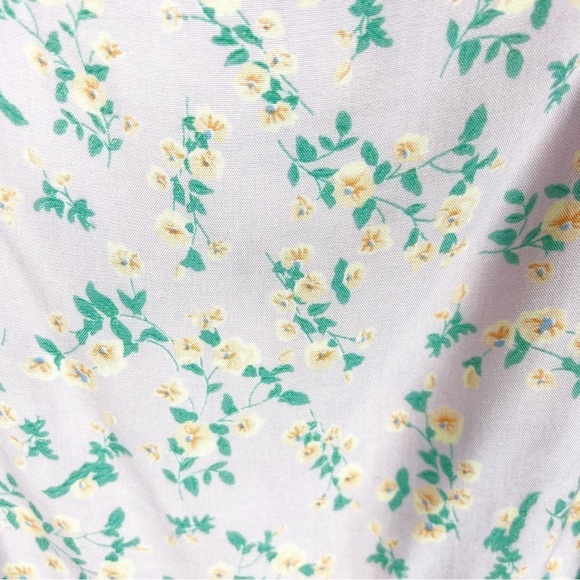 NEW Sokie Collective size S Summer Flutter Dress in lavender floral - Picture 4 of 10